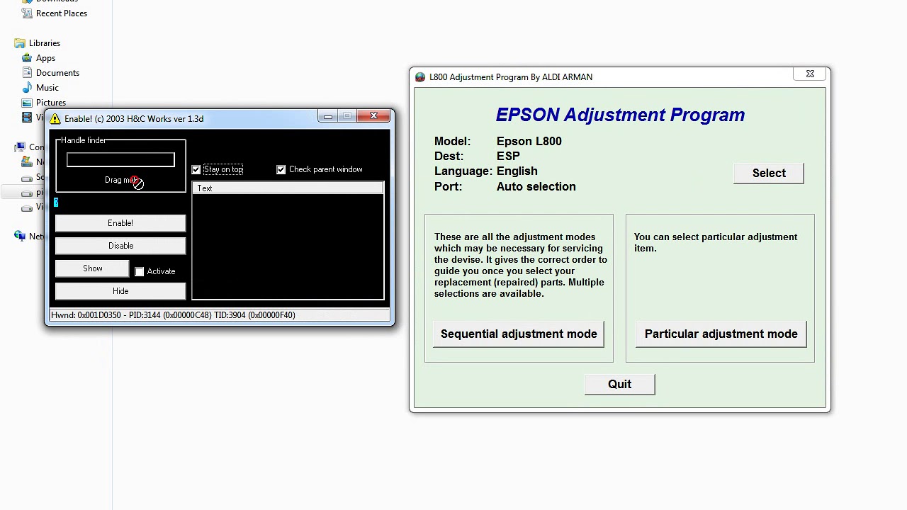 Download Adjustment Program Epson Chicksxam 0192